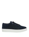 Moorer Man Sneakers Navy Size 8.5 Leather, Textile Fibers