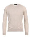 Moorer Man Sweater Beige Size 44 Wool, Silk, Cashmere