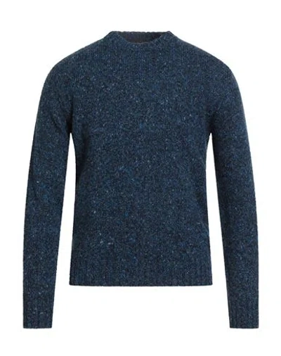 Moorer Man Sweater Blue Size 46 Wool, Cashmere, Polyester