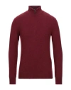 Moorer Man Sweater Brick Size 40 Cashmere In Red