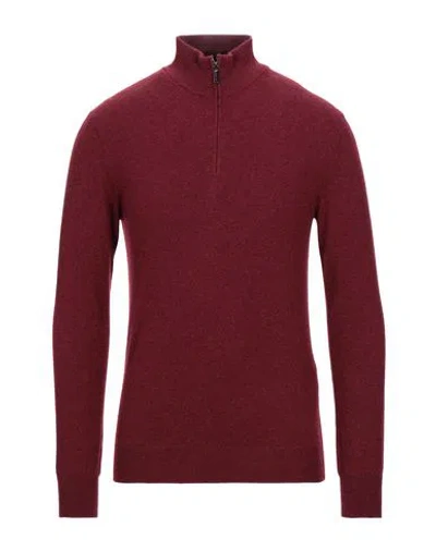 Moorer Man Sweater Brick Size 40 Cashmere In Red