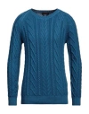 Moorer Man Sweater Deep Teal Size 46 Cashmere In Green