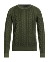 Moorer Man Sweater Green Size 38 Cashmere In Green