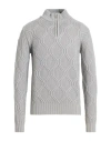 Moorer Man Sweater Grey Size 44 Wool In Gray