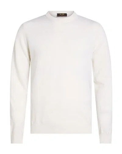Moorer Man Sweater Ivory Size 40 Cashmere In White