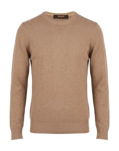 Moorer Man Sweater Light Brown Size 38 Virgin Wool