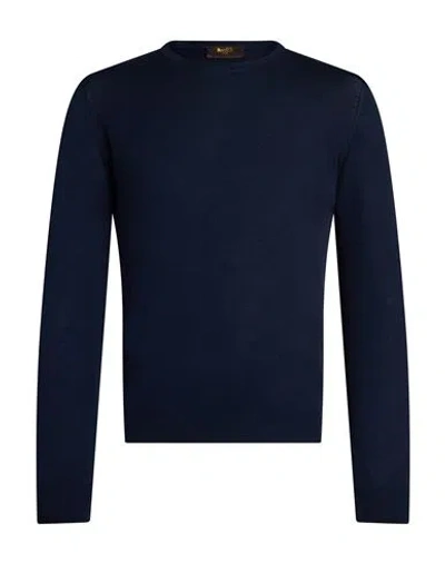 Moorer Man Sweater Midnight Blue Size 38 Cotton