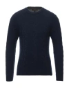 Moorer Man Sweater Midnight Blue Size 40 Cashmere