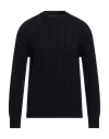 Moorer Man Sweater Midnight Blue Size 46 Virgin Wool