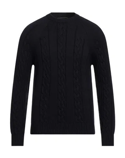 Moorer Man Sweater Midnight Blue Size 46 Virgin Wool