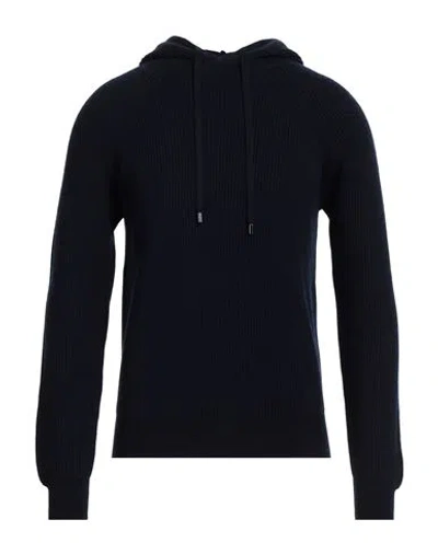 Moorer Man Sweater Midnight Blue Size 46 Wool