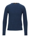 Moorer Man Sweater Midnight Blue Size 48 Cashmere In Blue