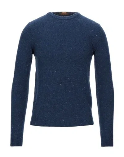 Moorer Man Sweater Midnight Blue Size 48 Cashmere