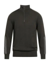 Moorer Man Sweater Military Green Size 38 Wool In Green