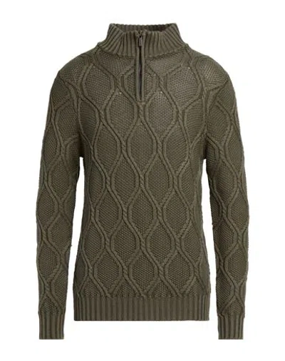 Moorer Man Sweater Military Green Size 38 Wool