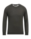 Moorer Man Sweater Military Green Size 40 Wool, Silk, Cashmere