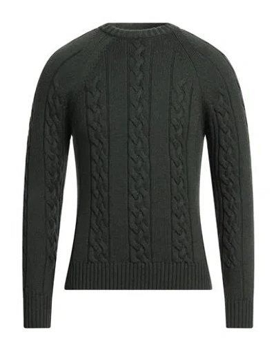 Moorer Man Sweater Military Green Size 42 Virgin Wool