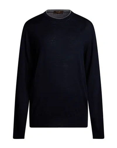 Moorer Man Sweater Navy Size 38 Wool