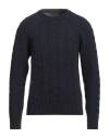 Moorer Man Sweater Navy Size 42 Cashmere In Black