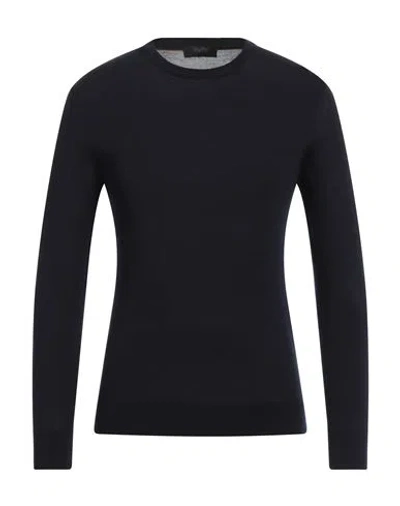 Moorer Man Sweater Navy Size 50 Virgin Wool