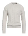 Moorer Man Sweater Off White Size 46 Cashmere