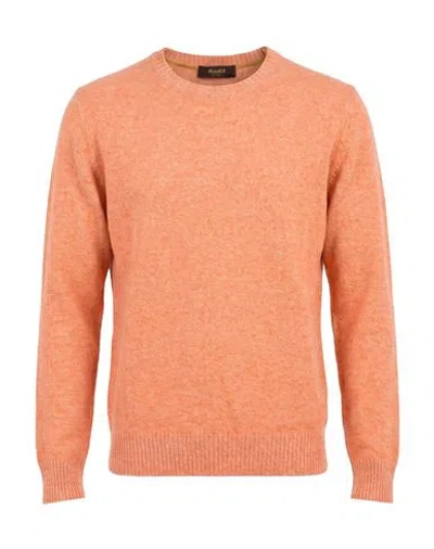 Moorer Man Sweater Orange Size 38 Cashmere