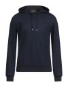 Moorer Man Sweatshirt Midnight Blue Size 44 Virgin Wool In Black