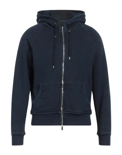 Moorer Man Sweatshirt Midnight Blue Size 48 Cotton