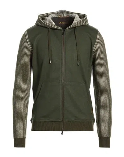 Moorer Man Sweatshirt Military Green Size 38 Virgin Wool, Wool, Cashmere