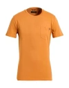 Moorer Man T-shirt Mandarin Size 44 Cotton In Orange