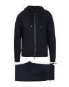 Moorer Man Tracksuit Midnight Blue Size 50 Cotton In Black