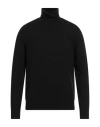 Moorer Man Turtleneck Black Size 46 Cashmere In Black