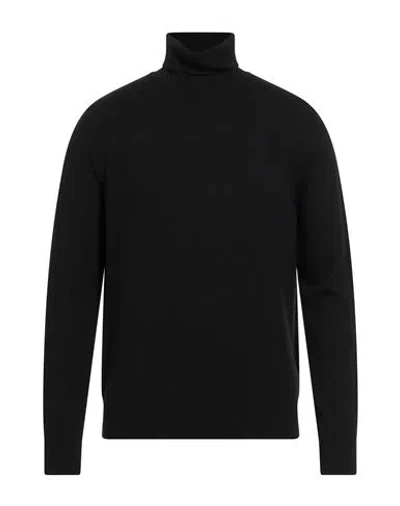 Moorer Man Turtleneck Black Size 46 Cashmere