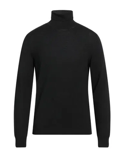 Moorer Man Turtleneck Black Size 48 Virgin Wool