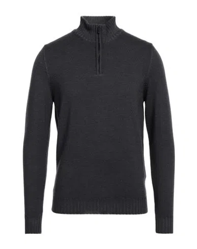 Moorer Man Turtleneck Charcoal Size 44 Virgin Wool