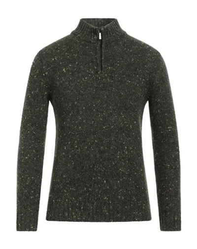 Moorer Man Turtleneck Dark Green Size 38 Wool, Cashmere, Polyester