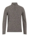 Moorer Man Turtleneck Grey Size 44 Wool, Cashmere, Polyester