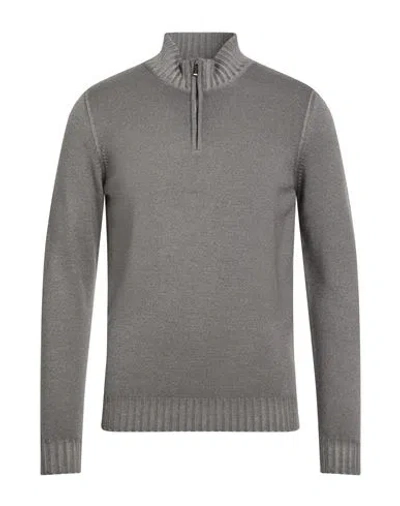 Moorer Man Turtleneck Lead Size 46 Virgin Wool