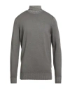 Moorer Man Turtleneck Light Grey Size 46 Virgin Wool