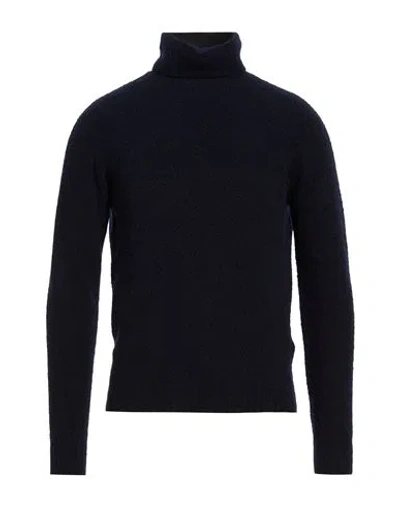 Moorer Man Turtleneck Midnight Blue Size 38 Wool, Polyester, Cashmere, Elastane