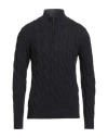 Moorer Man Turtleneck Midnight Blue Size 44 Cashmere