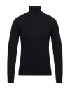 Moorer Man Turtleneck Midnight Blue Size 46 Virgin Wool