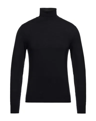 Moorer Man Turtleneck Midnight Blue Size 46 Virgin Wool