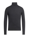 Moorer Man Turtleneck Slate Blue Size 48 Wool, Silk