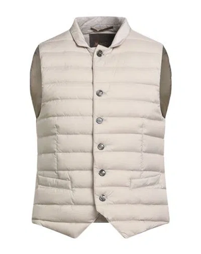Moorer Man Vest Beige Size 38 Polyamide, Polyurethane In Neutral
