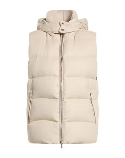 Moorer Man Vest Beige Size 42 Cashmere In Neutral