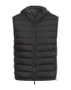 Moorer Man Vest Black Size 34 Polyamide, Polyurethane