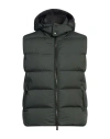 Moorer Man Vest Dark Green Size 36 Polyester