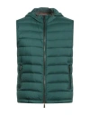 Moorer Man Vest Emerald Green Size 38 Polyamide, Polyurethane