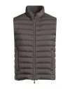 Moorer Man Vest Grey Size 36 Polyamide, Elastane In Gray